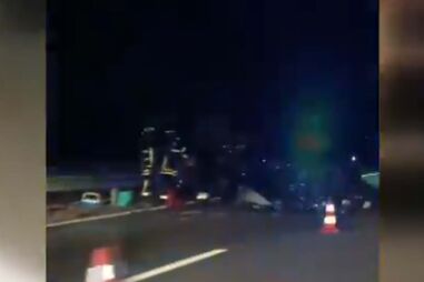 Três feridos em despiste de carro na A1 em Aveiro
