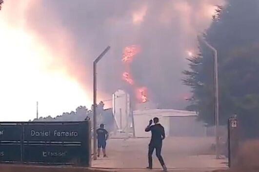 Equipa da CMTV vive momentos de grande aflição durante incêndio em Castro Daire