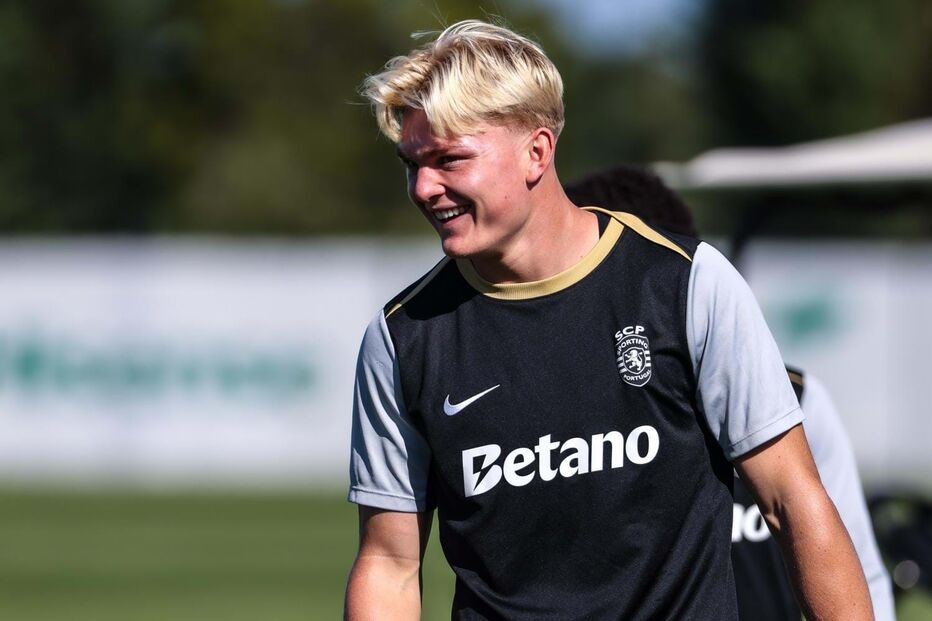 Conrad Harder no treino