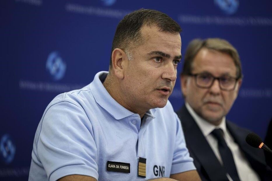 Clara da Fonseca, Coronel da GNR, na conferência de Imprensa do Sistema de Segurança Interna sobre a fuga de Vale de Judeus