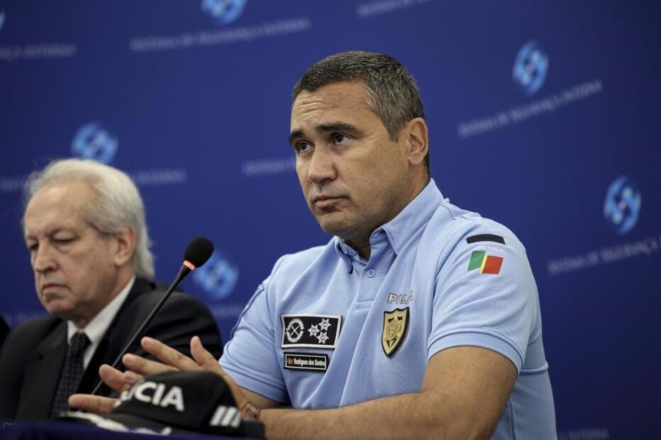 Rodrigues dos Santos, superintendente da PSP, na conferência de Imprensa do Sistema de Segurança Interna sobre a fuga de Vale de Judeus