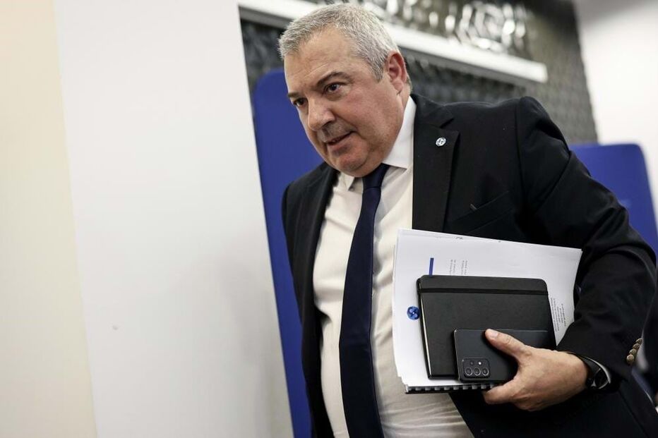 Manuel Vieira, Secretário-geral adjunto do Sistema de Segurança Interna na conferência de Imprensa do Sistema de Segurança Interna sobre a fuga de Vale de Judeus