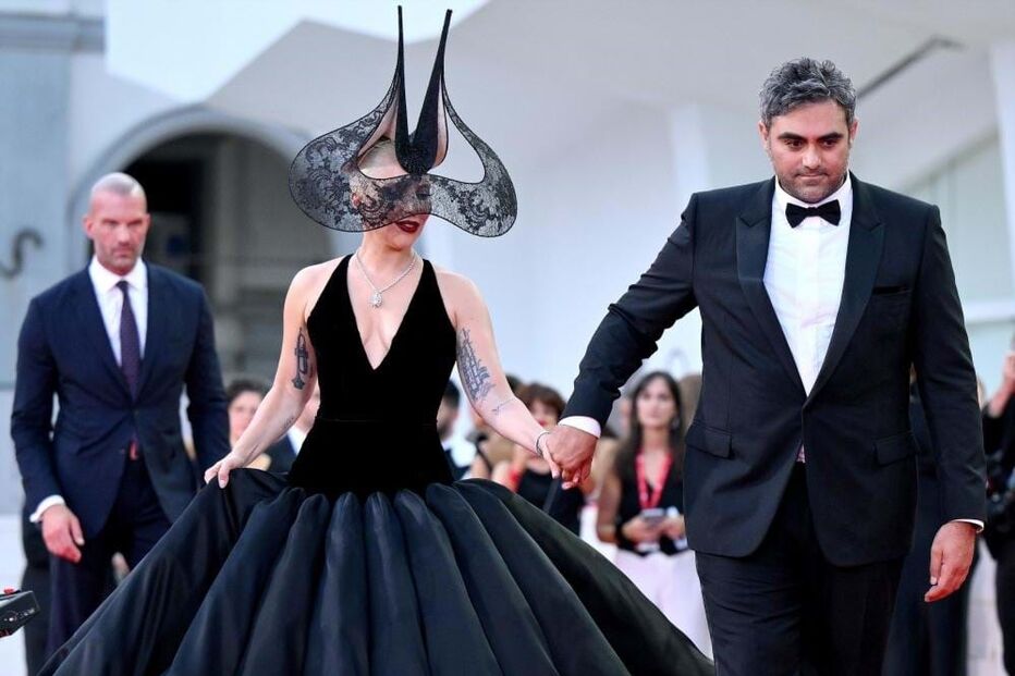 Lady Gaga com o noivo