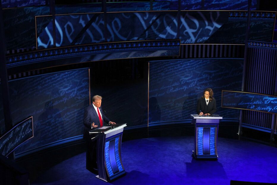 Debate entre Donald Trump e Kamala Harris