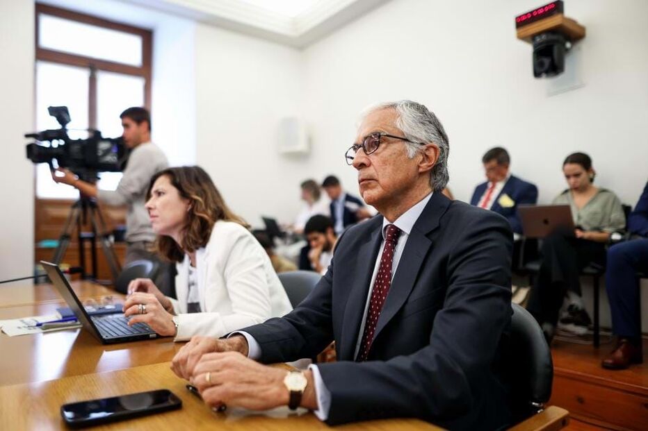 José Pedro Aguiar-Branco assiste à audição de Lucília Gago no Parlamento