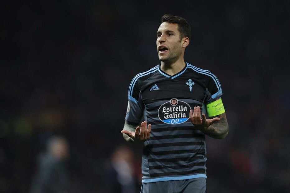 Hugo Mallo, quando jogava no Celta de Vigo