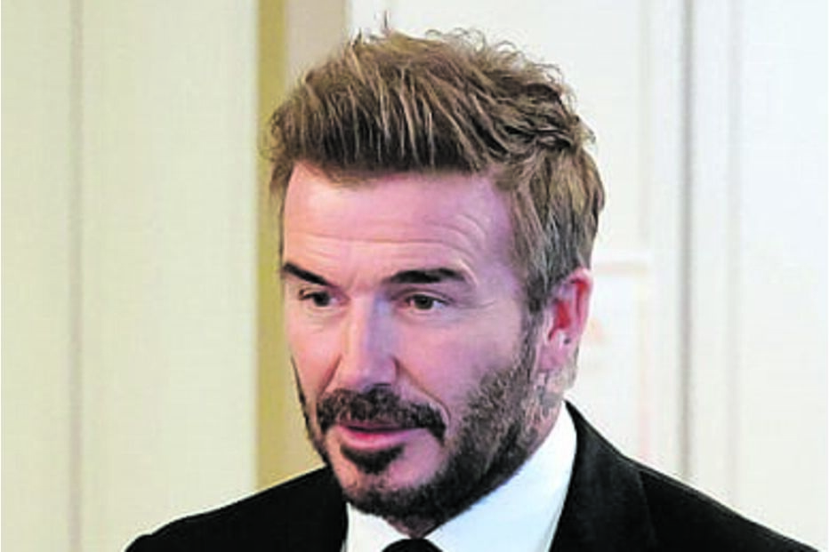 David Beckham foi treinado na seleção inglesa por Eriksson