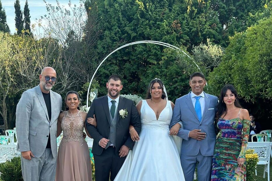 Mário Jardel casou a filha Victoria 