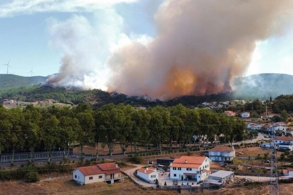 Incêndio em Vila Pouca de Aguiar