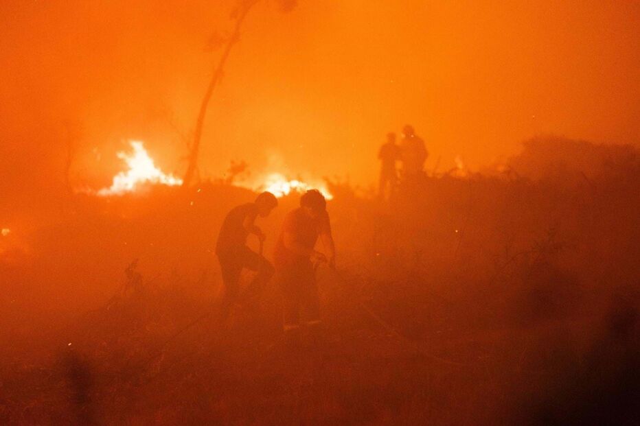 Incêndio deflagrou em Nelas e alastrou até Oliveirinha