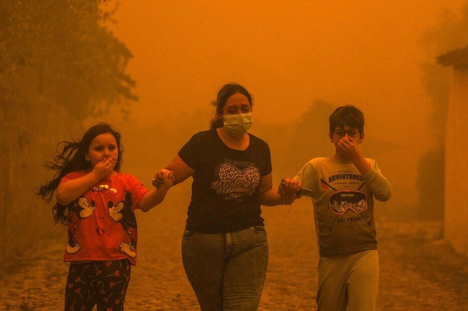 Residentes abandonam as suas habitações em Covelo, Gondomar