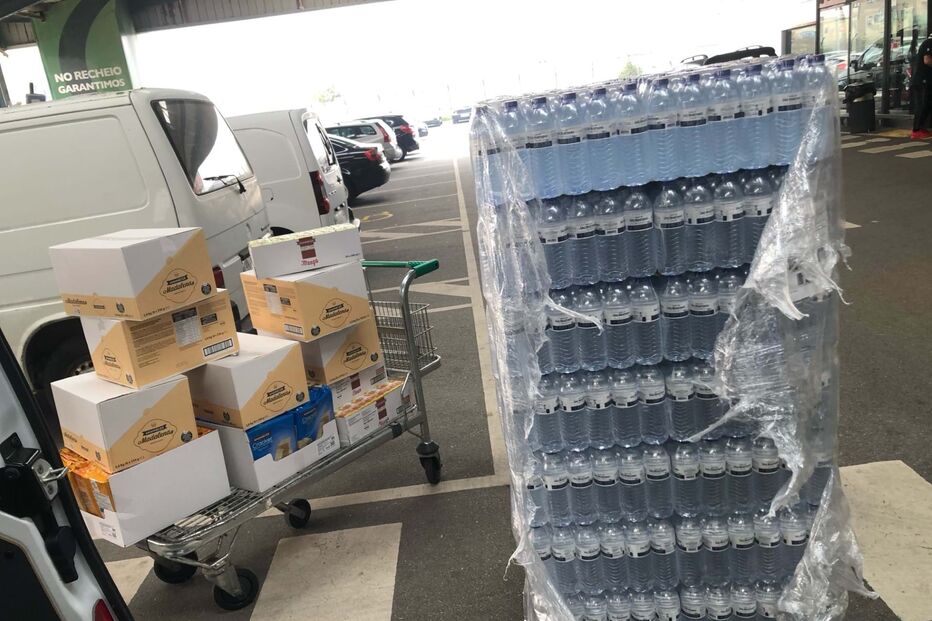 Donativos da claque dos Super Dragões