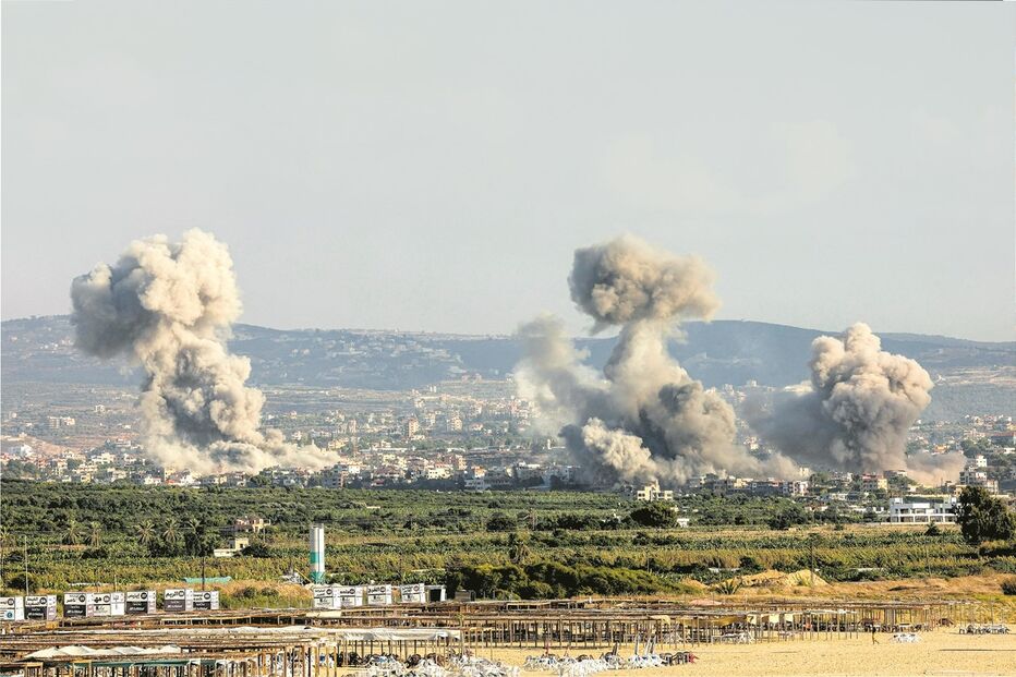 Explosões no sul do Líbano