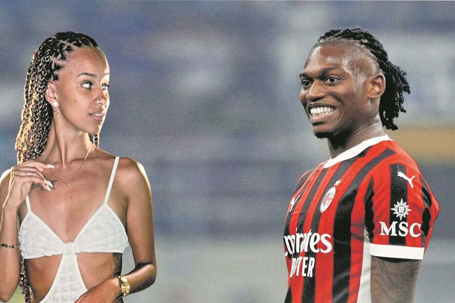 Débora Reis e Rafael Leão