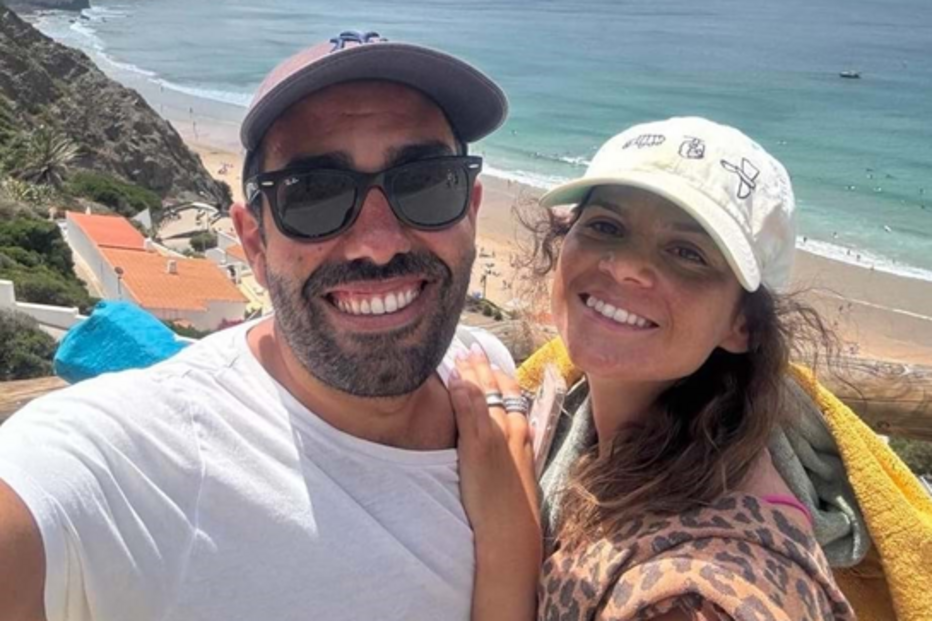 Pedro Costa  e a companheira, Daniela Cartaxo Serralha