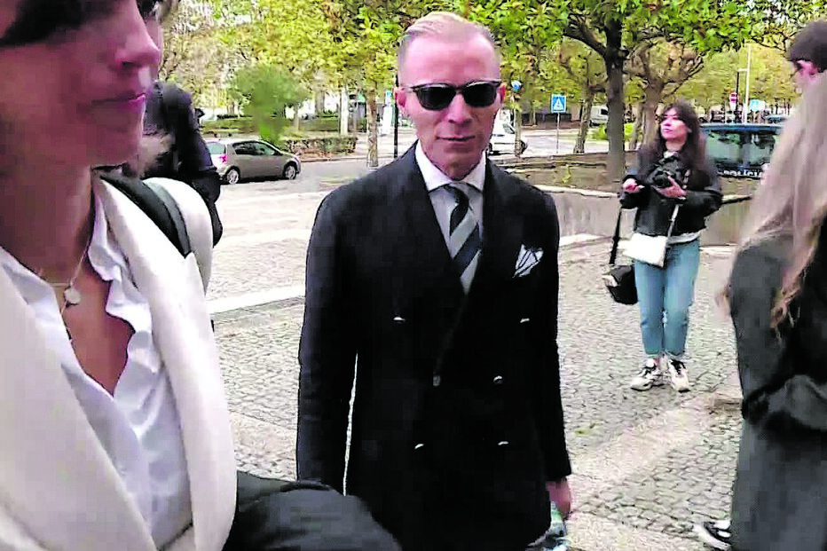 Francisco Pessegueiro esta sexta-feira a chegar ao tribunal