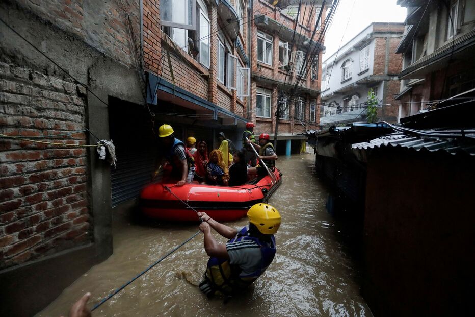 Inundações no Nepal