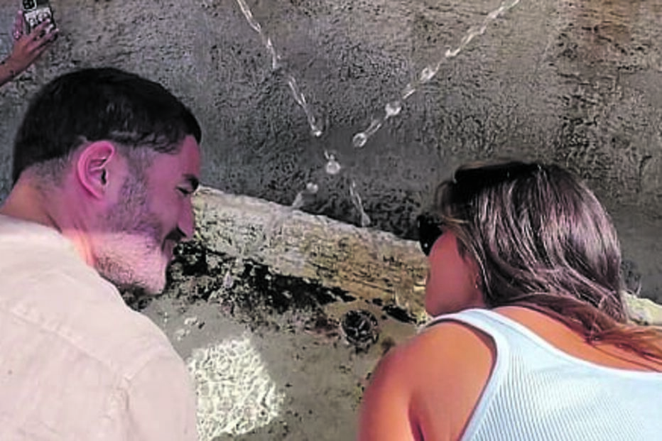 José Condessa e Luisinha Oliveira em lua-de-mel