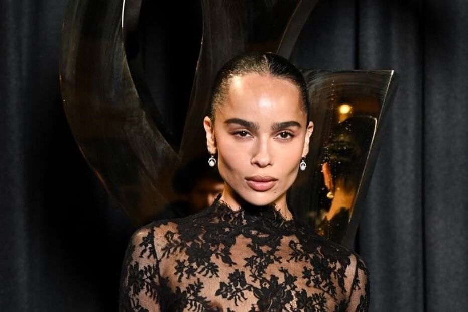 A atriz norte-americana Zoe Kravitz