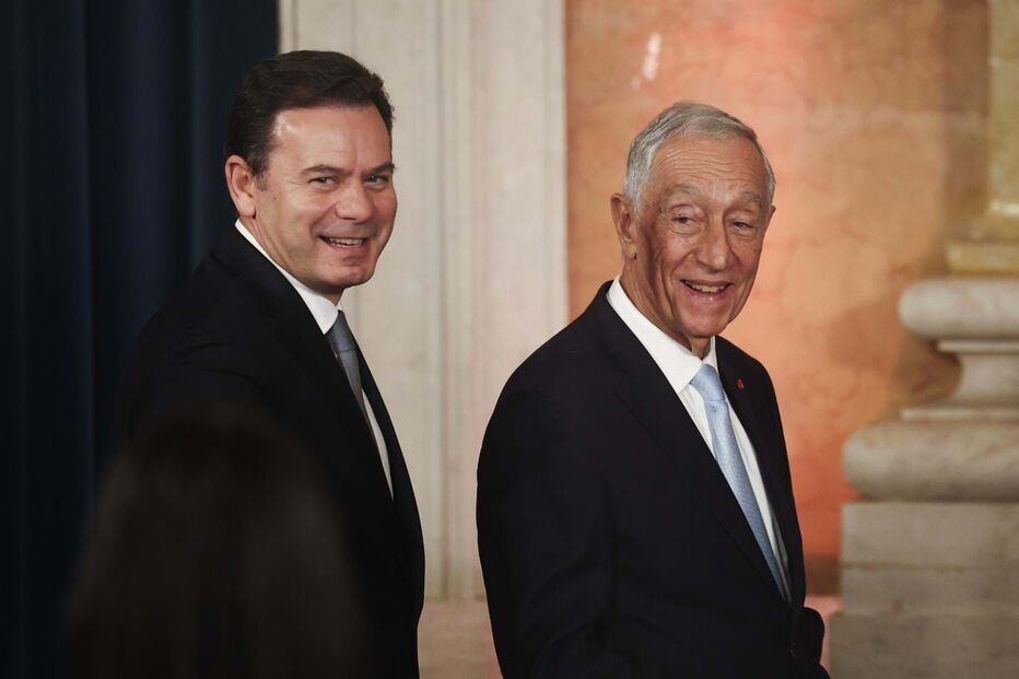 Marcelo Rebelo de Sousa e Luís Montenegro