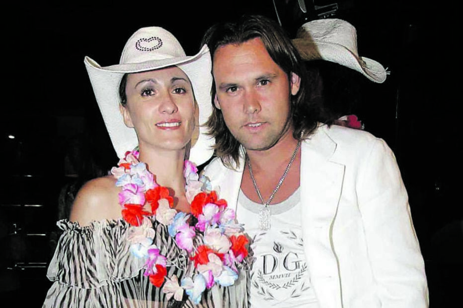 Maniche com a ex-mulher, Marisa Dias