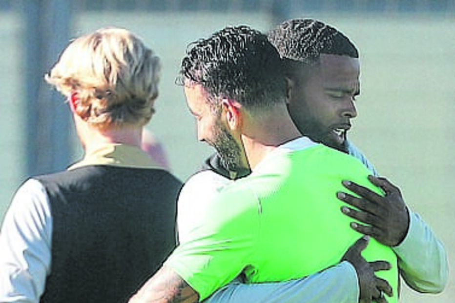 Amorim deu ontem um abraço especial a St. Juste 
