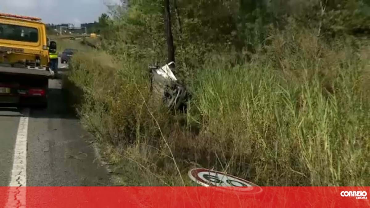 Mulher morre em despiste no IP3 na zona de Coimbra