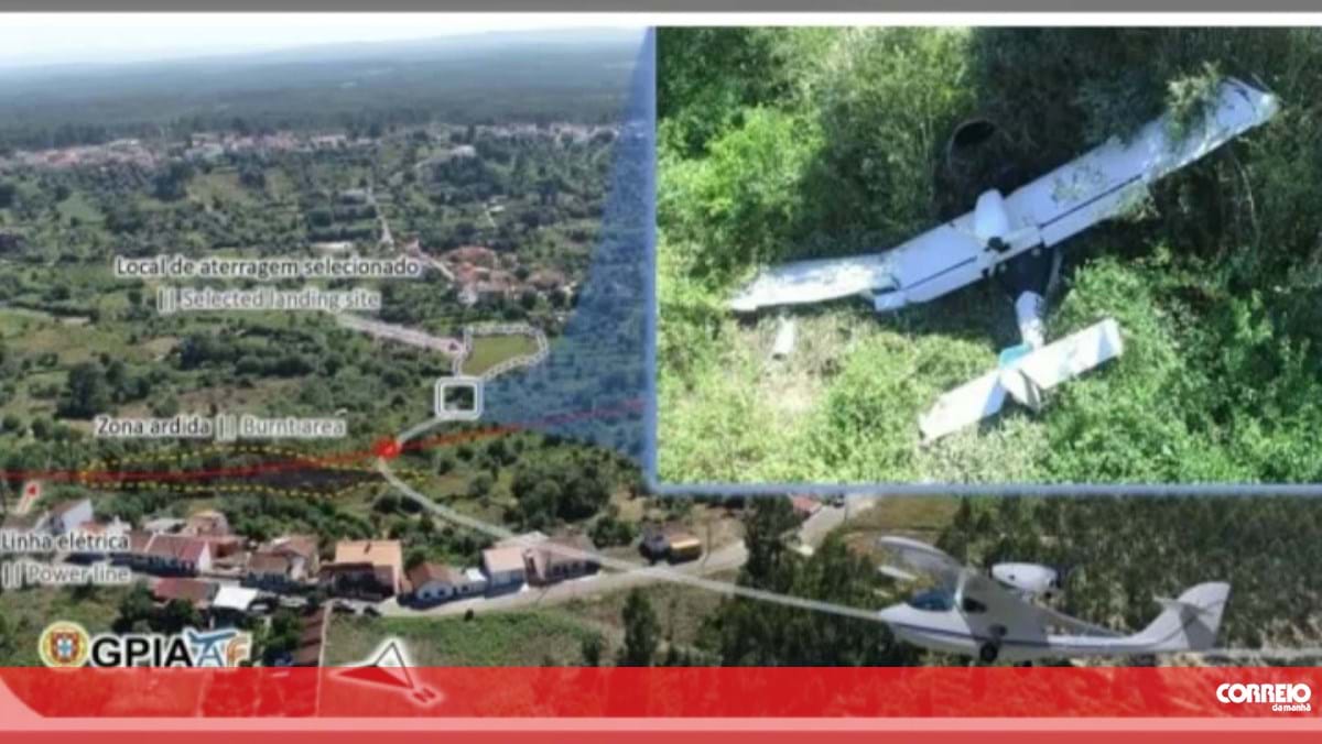 Falta de combustível origina queda de aeronave em Abrantes