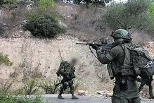 Militares israelitas em ação no Sul do Líbano 