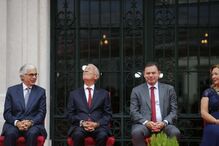 Marcelo Rebelo de Sousa, Luís Montenegro, José Pedro Aguiar-Branco e Carlos Moedas nas cerimónias da Implantação da República em 2024