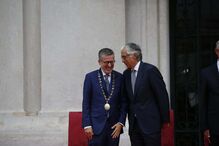 Carlos Moedas e José Pedro Aguiar-Branco nas cerimónias da Implantação da República em 2024