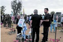 Homenagem às vítimas no recinto do Festival Supernova