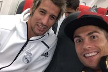 Fábio Coentrão e Cristiano Ronaldo 