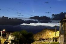 Cometa desde Mairos, Chaves, Alto Tâmega e Barroso