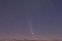 Cometa visto de Vila do Rei 