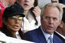 Eriksson com Nancy Dell’Olio