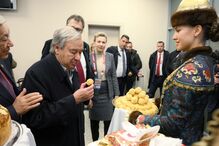 Guterres chega à Rússia para participar na cimeira dos BRICS e reunir-se com Putin