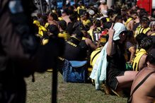 Batalha campal no Rio de Janeiro levou à detenção de 250 adeptos uruguaios