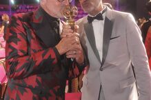 Manuel Luís Goucha e Rui Oliveira nos Globos de Ouro