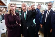 Marcelo Rebelo de Sousa com Olena Zelenska 