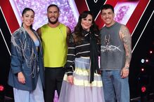 Sara Correia, Nininho Vas Maia, Sónia Tavares e Fernando Daniel no 'The Voice'