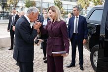Marcelo Rebelo de Sousa e Olena Zelenska 