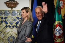 Marcelo Rebelo de Sousa e Olena Zelenska 