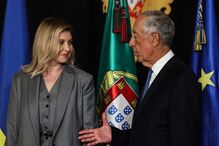 Marcelo Rebelo de Sousa e Olena Zelenska 