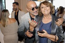 Rui Oliveira e Maya durante apresentação da Rádio do Correio da Manhã