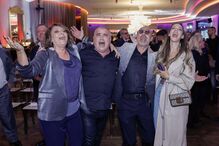 Maya, Toy, Rui Oliveira e Ágata Rodrigues durante apresentação da Rádio do Correio da Manhã