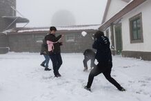 Serra da Estrela já está pintada de branco