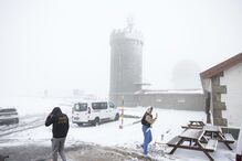 Serra da Estrela já está pintada de branco