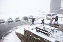 Serra da Estrela já está pintada de branco