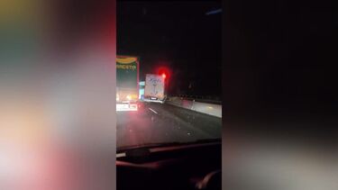 Despiste de camião corta na A1 em Coimbra